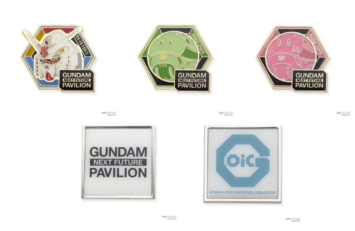 大阪万博 EXPO2025 ガンダム パビリオン GUNDAM グッズ 缶バッジ