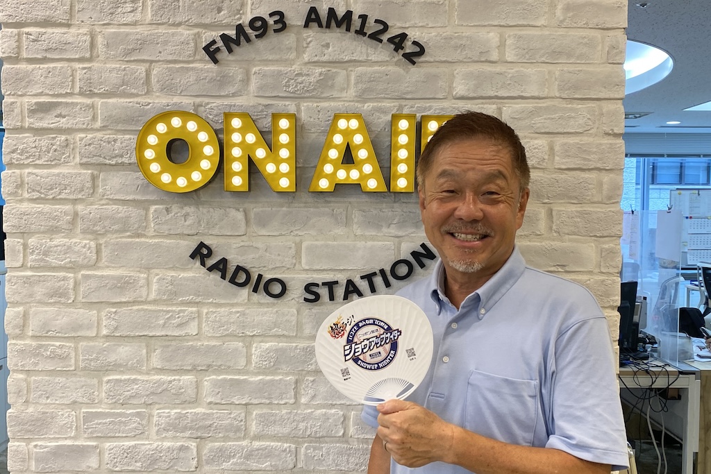  ニッポン放送ショウアップナイターで実況を務める師岡正雄アナウンサー 