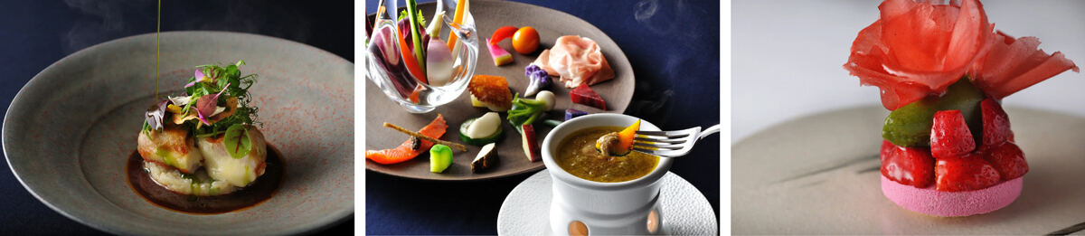 星野リゾートが展開 冬限定のディナーコースをメインダイニングで提供