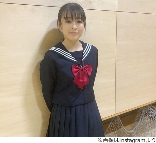 森七菜のセーラー服姿に カワイイ 似合ってる ライブドアニュース