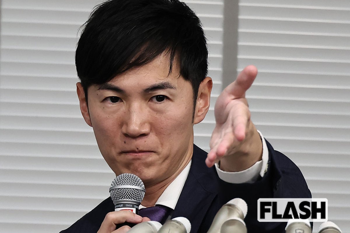  会見で記者クラブメディアからの質問に対応する石丸伸二氏（写真・長谷川 新） 