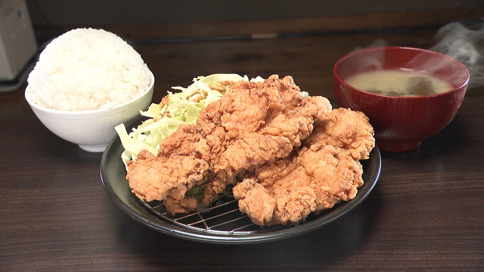 サクサクざんぎ定食