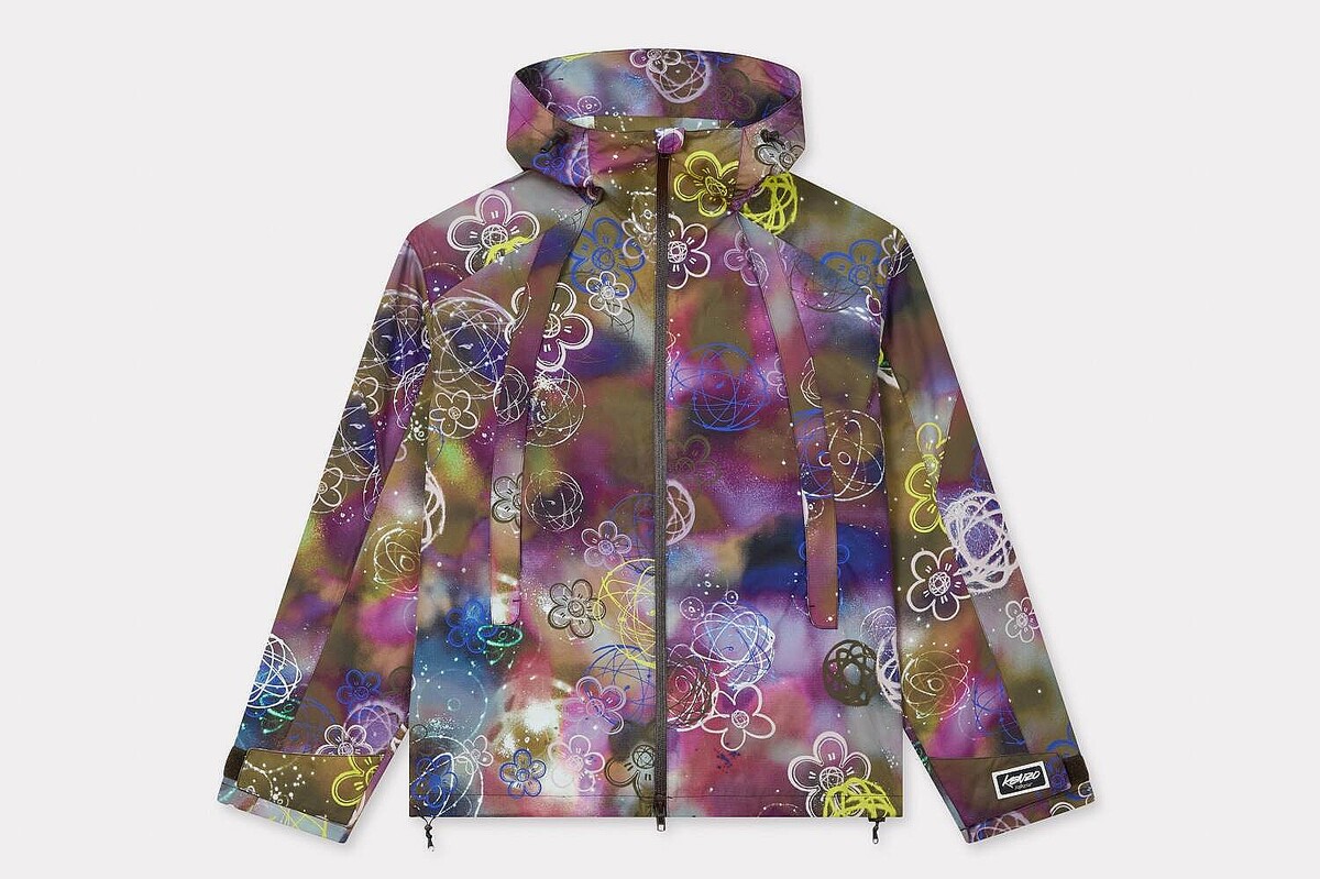 ケンゾー×フューチュラ2000、グラフィティアートの「ボケフラワー」柄ジャケットやシャツ
