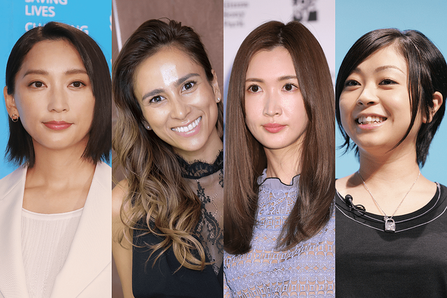 芸能人シンママたちの稼ぎ力は…(左から杏、MALIA、紗栄子、宇多田ヒカル)