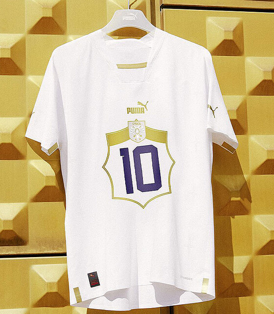 支給品セルビア代表代表ミレンコビッチ選手ユニフォーム PUMAワールド