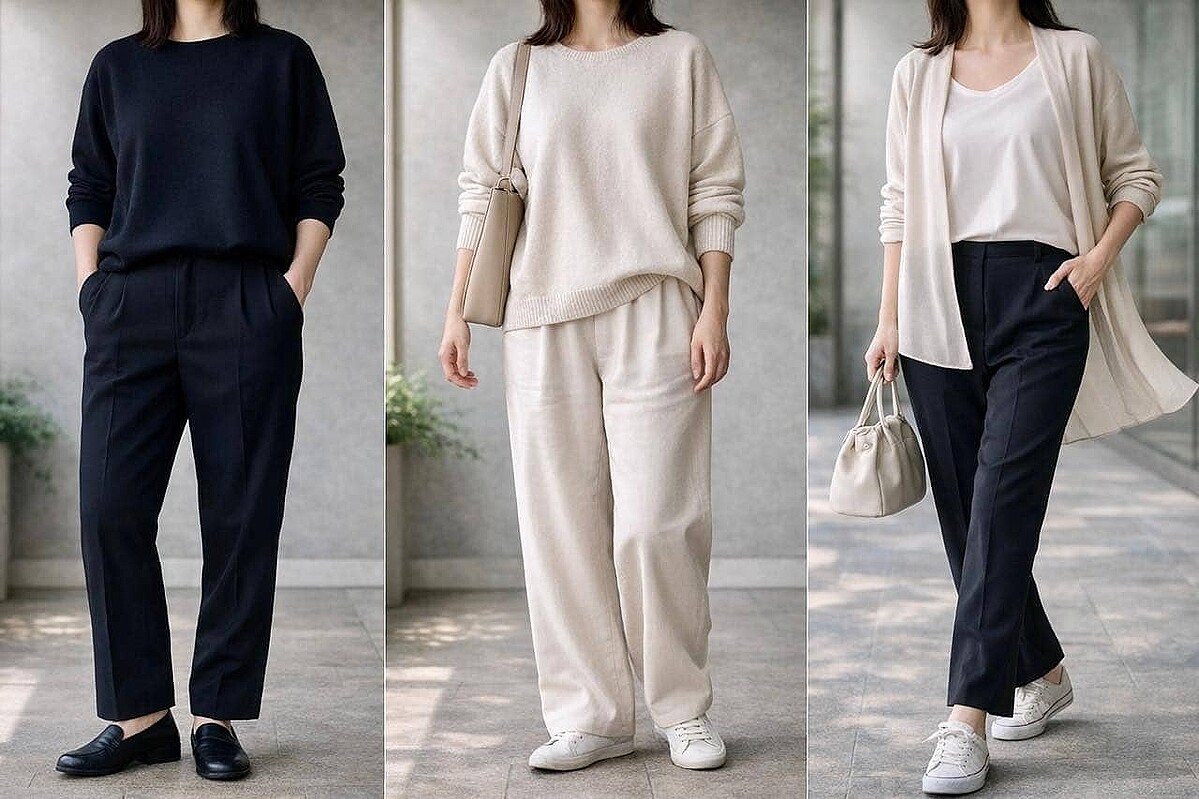 コーデに迷ったら黒で引き締める?淡色でまとめる?おしゃれに見える“配色バランス”の分かれ目