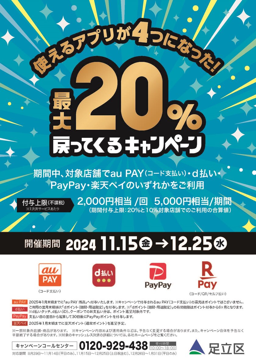 PayPay年末感謝祭！セレクション西新井店「最大20％＋最大10％戻ってくるキャンペーン」 - ライブドアニュース