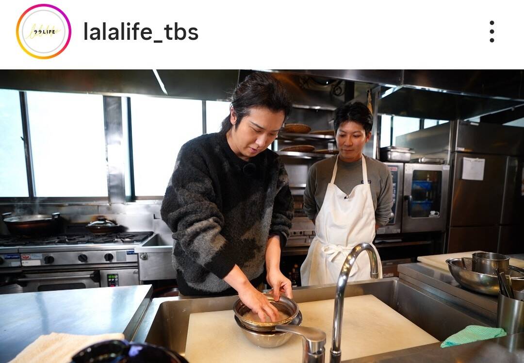 「ララＬＩＦＥ」公式インスタグラム（＠ｌａｌａｌｉｆｅ＿ｔｂｓ）より