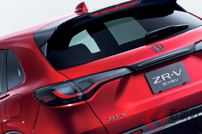 ホンダ新「流麗クーペSUV」発表! 高級デザインが魅力の「ZR-V」ツヤツヤボディの新モデル登場! エアロがすごい「プレミアムスタイル ...