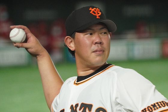 巨人を自由契約となった山口俊【写真：荒川祐史】