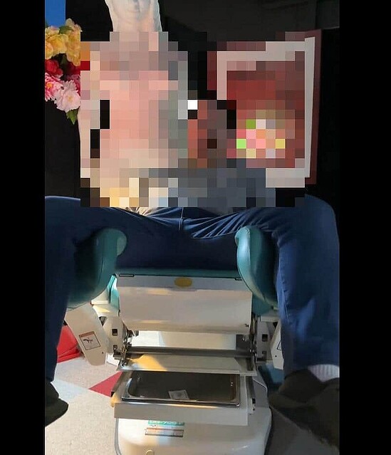 SNSで拡散された不適切動画(編集部で一部加工)