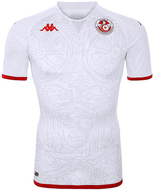 チュニジア代表、「天才将軍の鎧」を描いたカタールW杯の新