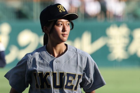 仙台育英の学生コーチ兼マネジャー・星よつはさん【写真:加治屋友輝】