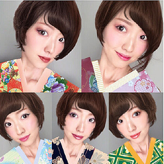 着物の色別 似合うメイク特集 目元と口元に色を足し華やかに仕上げる Peachy ライブドアニュース