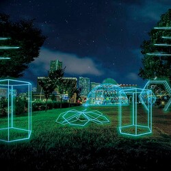 ���ͤγ�����ʤ���ڤ���륢���ȥ���ߥ͡������֥��Υ�-YOKOHAMA CROSS NIGHT ILLUMINATION-��