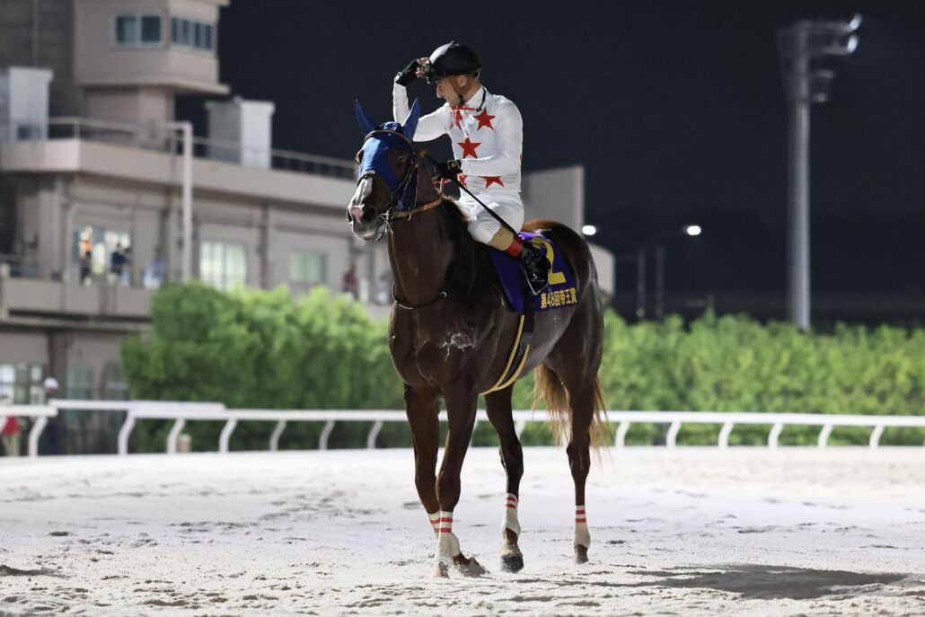 帝王賞・ミッキーファイトとC.ルメール騎手 (C)Hiroki Homma