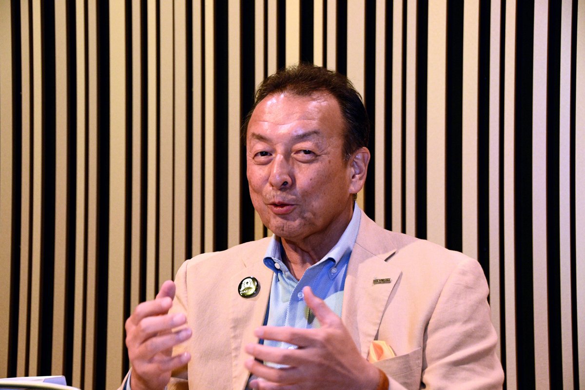 BYDオートジャパンの東福寺厚樹社長 Photo by Yoichi Morohoshi
