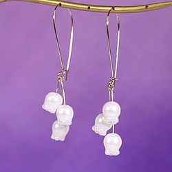 可憐にゆれる パールすずらんピアス Peachy ライブドアニュース