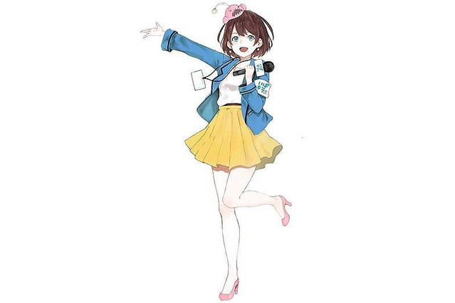 茨城県が自治体として初めて導入したバーチャルユーチューバー「茨ひより」(茨城県提供)