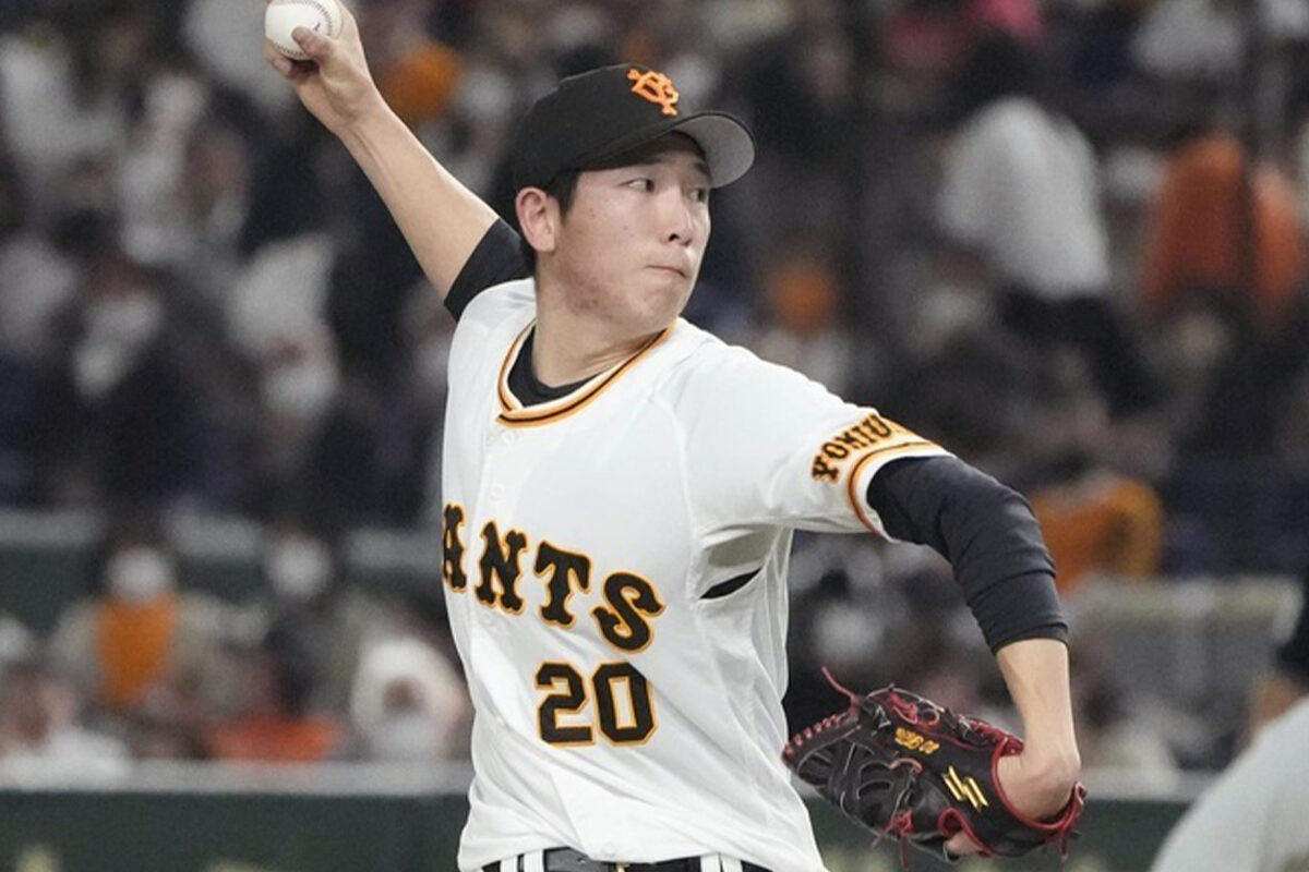  巨人・戸郷翔征 (C) Kyodo News 