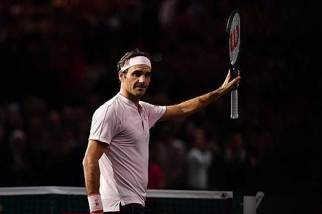 フェデラーが錦織に対して敬意を払っている【写真:Getty Images】