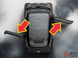  左右で「ドアの開き方」が違う！ 