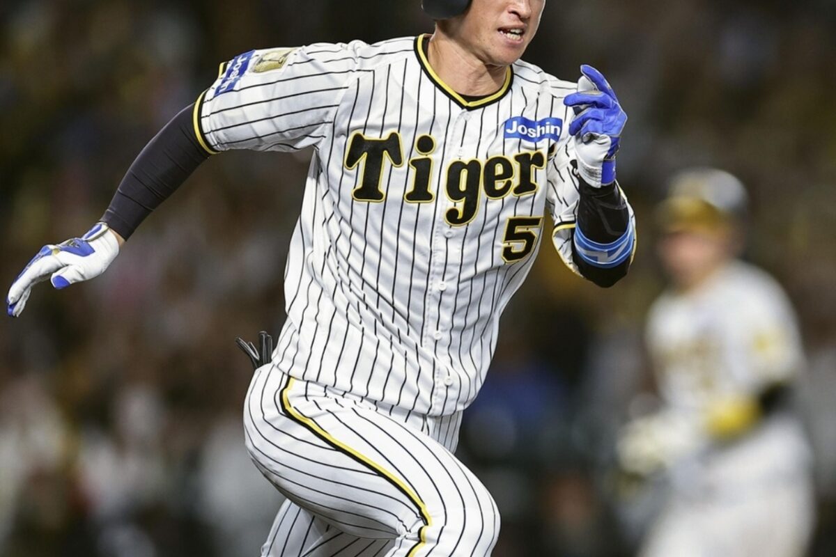阪神・近本光司 (C)Kyodo News