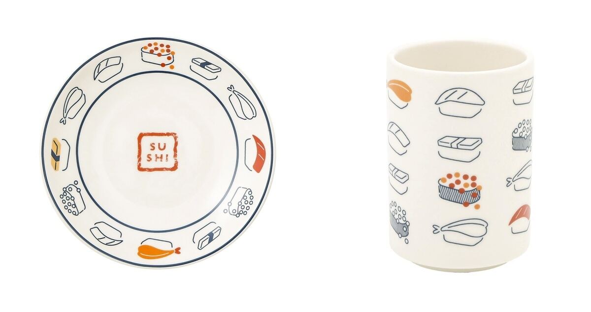 3COINS(スリーコインズ) 寿司パーティーセット 3COINS】おうちで「お