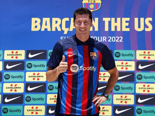 FCバルサ 25-26シーズン ホームユニフォーム 背番号9 レヴァンドフスキ レバンドフスキ背番号9 バルセロナ ホーム 25/26 レプリカユニフォーム