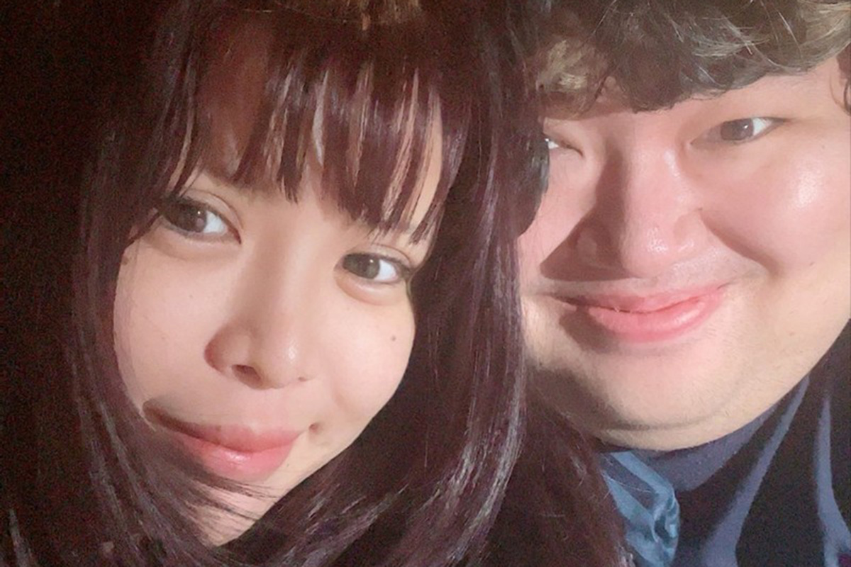 坂口杏里と“体重170kg”元恋人のツーショット(坂口杏里の公式Xアカウントより)