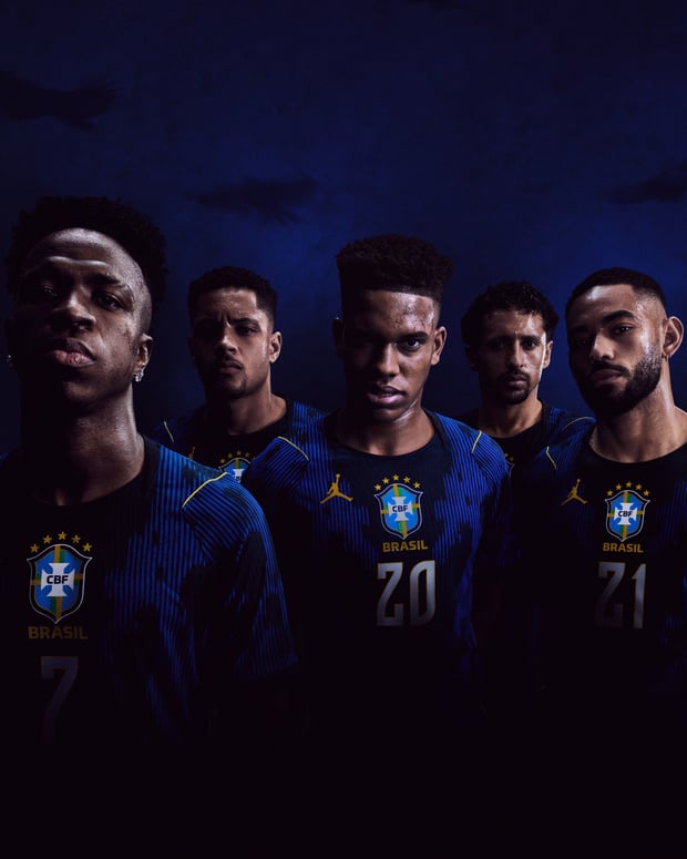 ジョーダン ブランドがサッカー ブラジル代表のアウェイユニフォームを