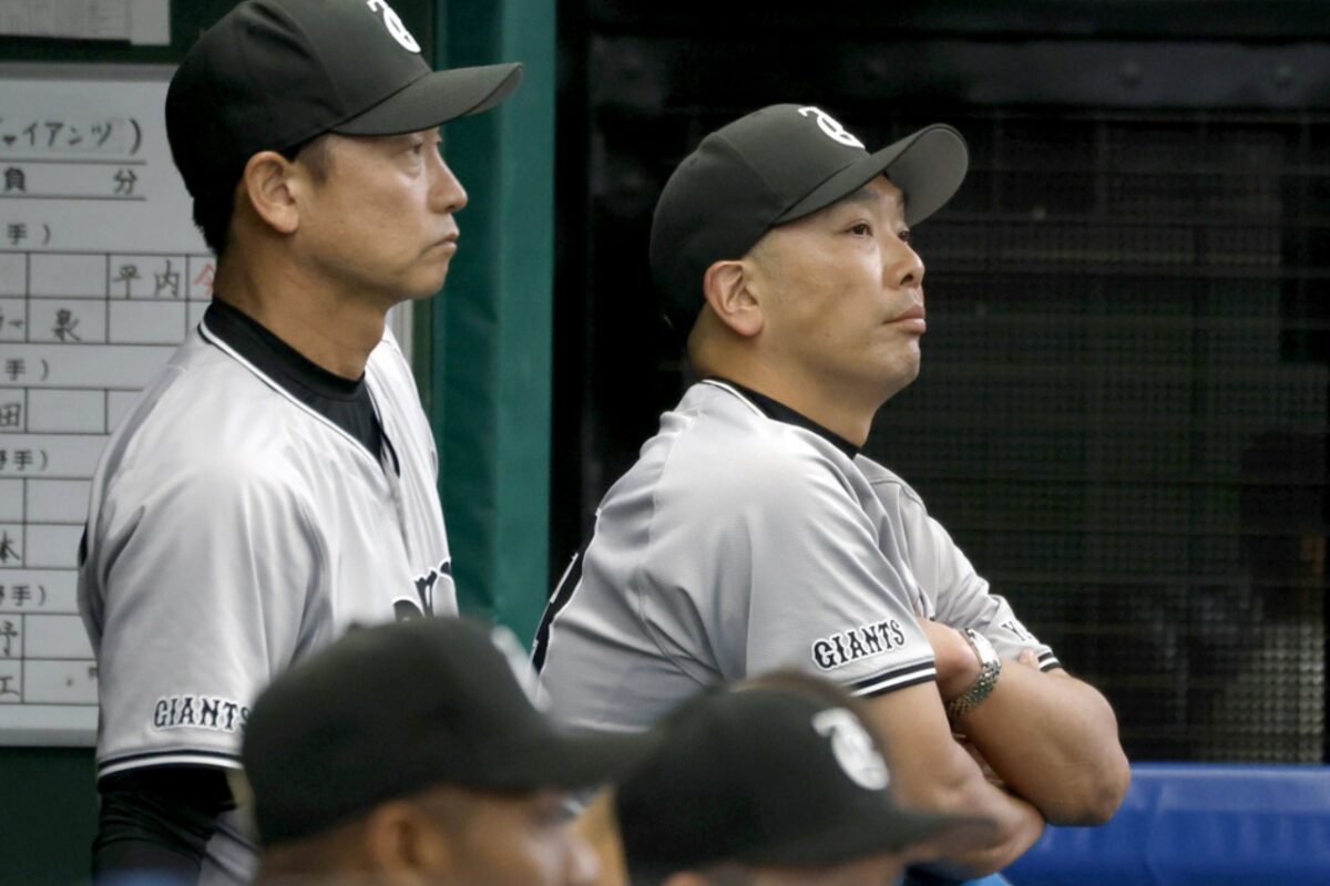  巨人・阿部監督 (C)Kyodo News 