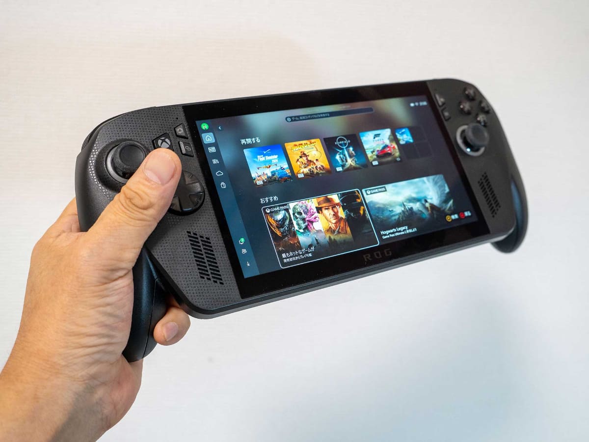 マイクロソフトとASUSが共同開発した携帯ゲーミングPC「ROG Xbox Ally X」