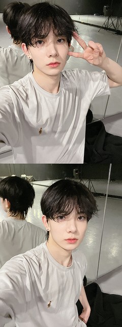 Enhypenヒスン 可愛い嘘 でエイプリルフールを満喫 突然の 白肌セルカ に反響 Photo ライブドアニュース