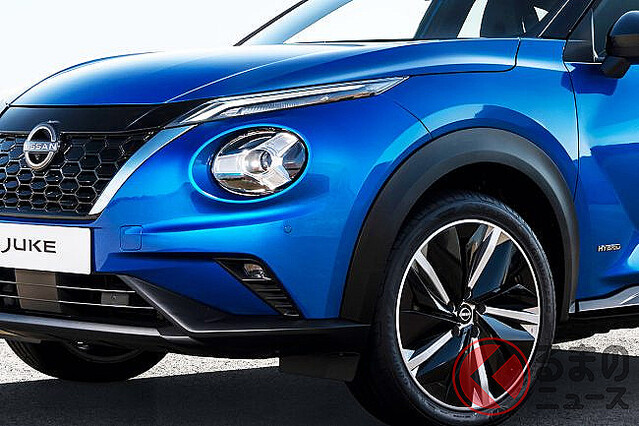 日産、新型SUV「ジュークHV」を初公開 2022年夏に欧州投入へ