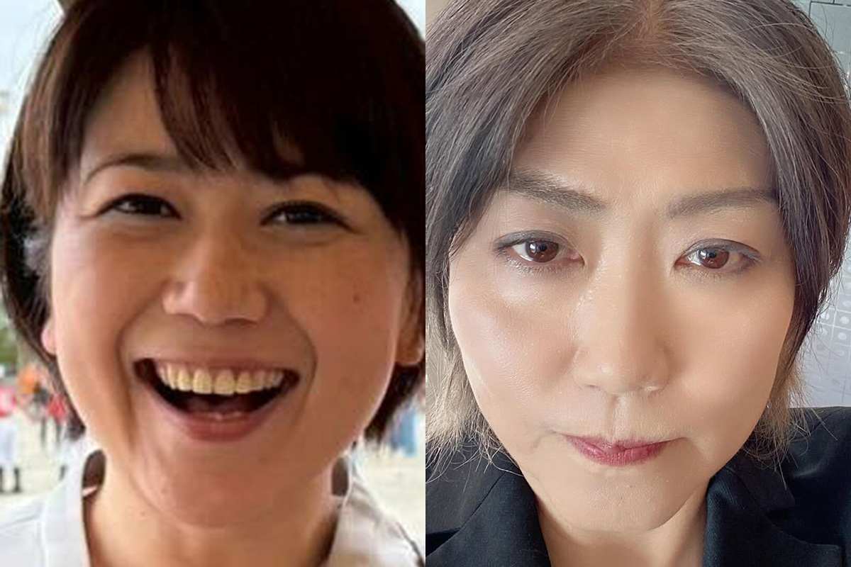  （写真右：小川晶市長のインスタグラムより／左：02_田久保眞紀市長のインスタグラムより） 