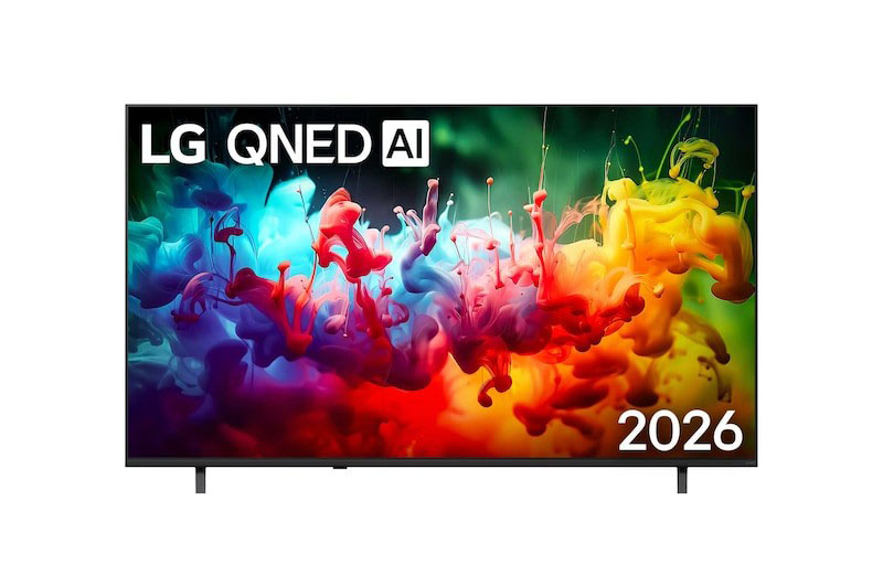 LG���ȹ������AI�ɤ�4K�վ��ƥ�ӡ�LG QNED��2026ǯ��ǥ롣50～75����4����