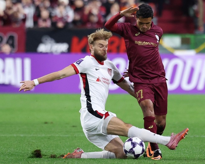 神戸vs.成都は２−２で引き分けた。（C）Getty Images