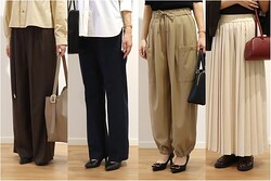 体型カバーも美脚見えも。残暑の通勤服に取り入れたい「プラステ」の優秀パンツ4選