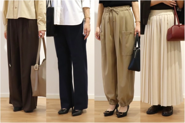 体型カバーも美脚見えも。残暑の通勤服に取り入れたい「プラステ」の優秀パンツ4選