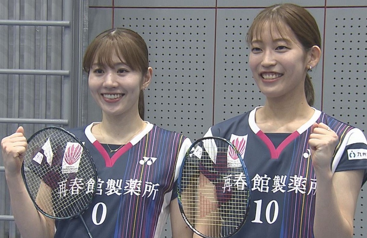 バドミントン 志田千陽 松山奈未 直筆サイン入り写真 シダマツペア