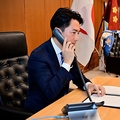 小泉大臣 米国防長官と電話会談