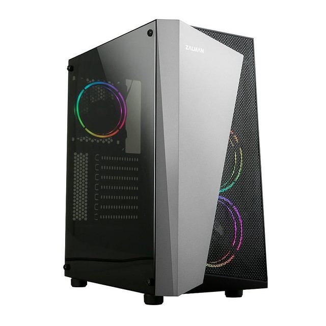 ZALMAN [S5 Black] ミドルタワー型PCケース S5 Black - PCパーツ