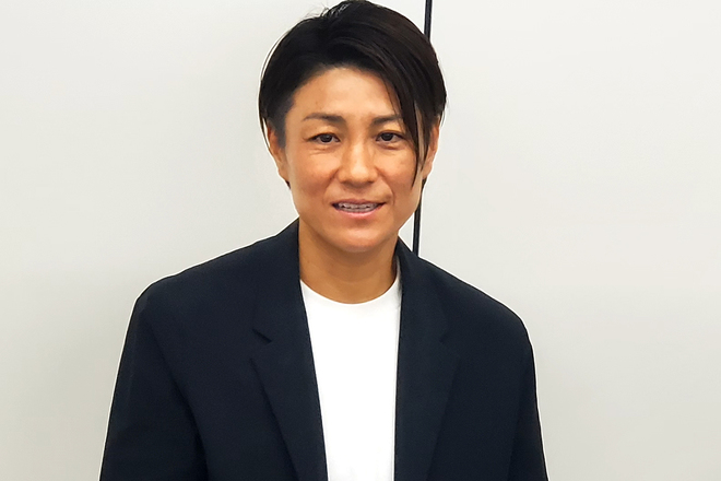 女性初のロールモデルコーチとなった近賀氏。豊富な経験を伝えたい。(C)SOCCER DIGEST