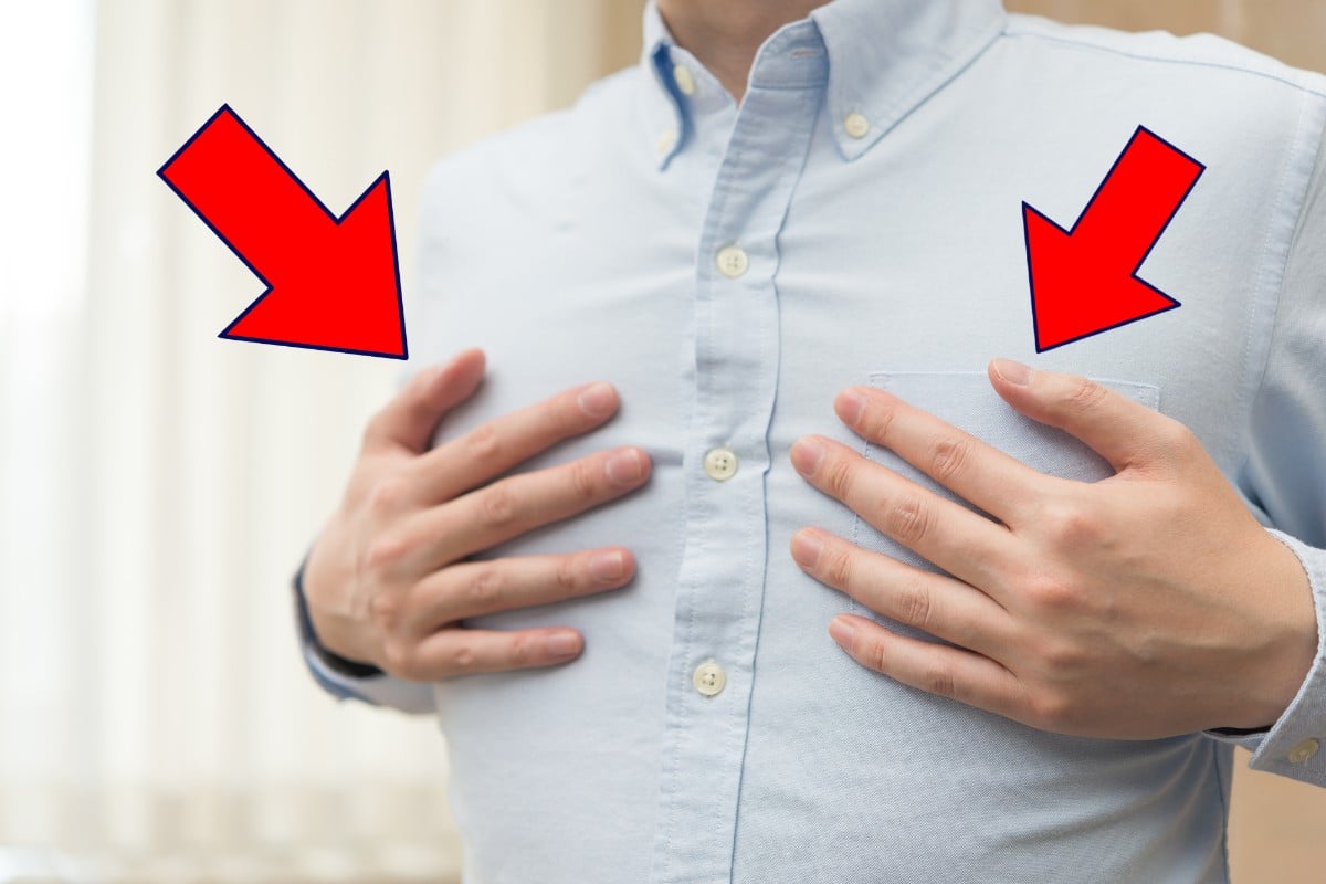 夏によく見る? 男性の「透け乳首」