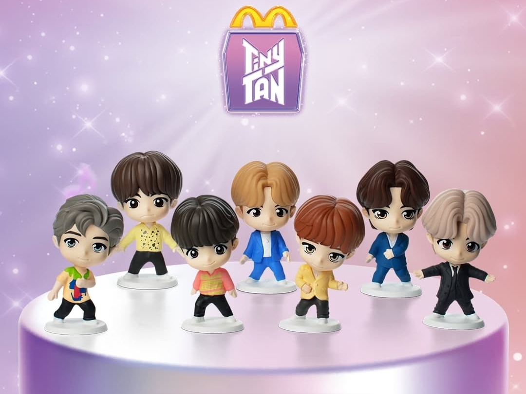 NYC現地購入BTS マクドナルド ハッピーセット フィギュア 7体