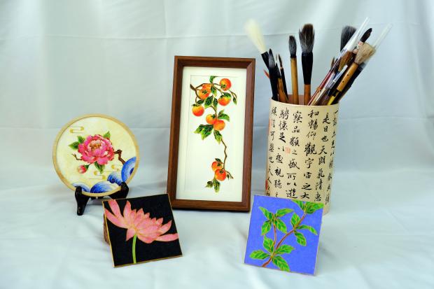 中国・天津市武清区で七宝焼体験授業 無形文化遺産に触れる