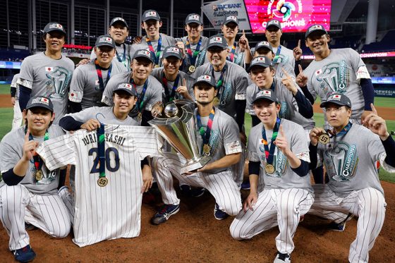 2023年のWBCを制した侍ジャパン【写真:ロイター】