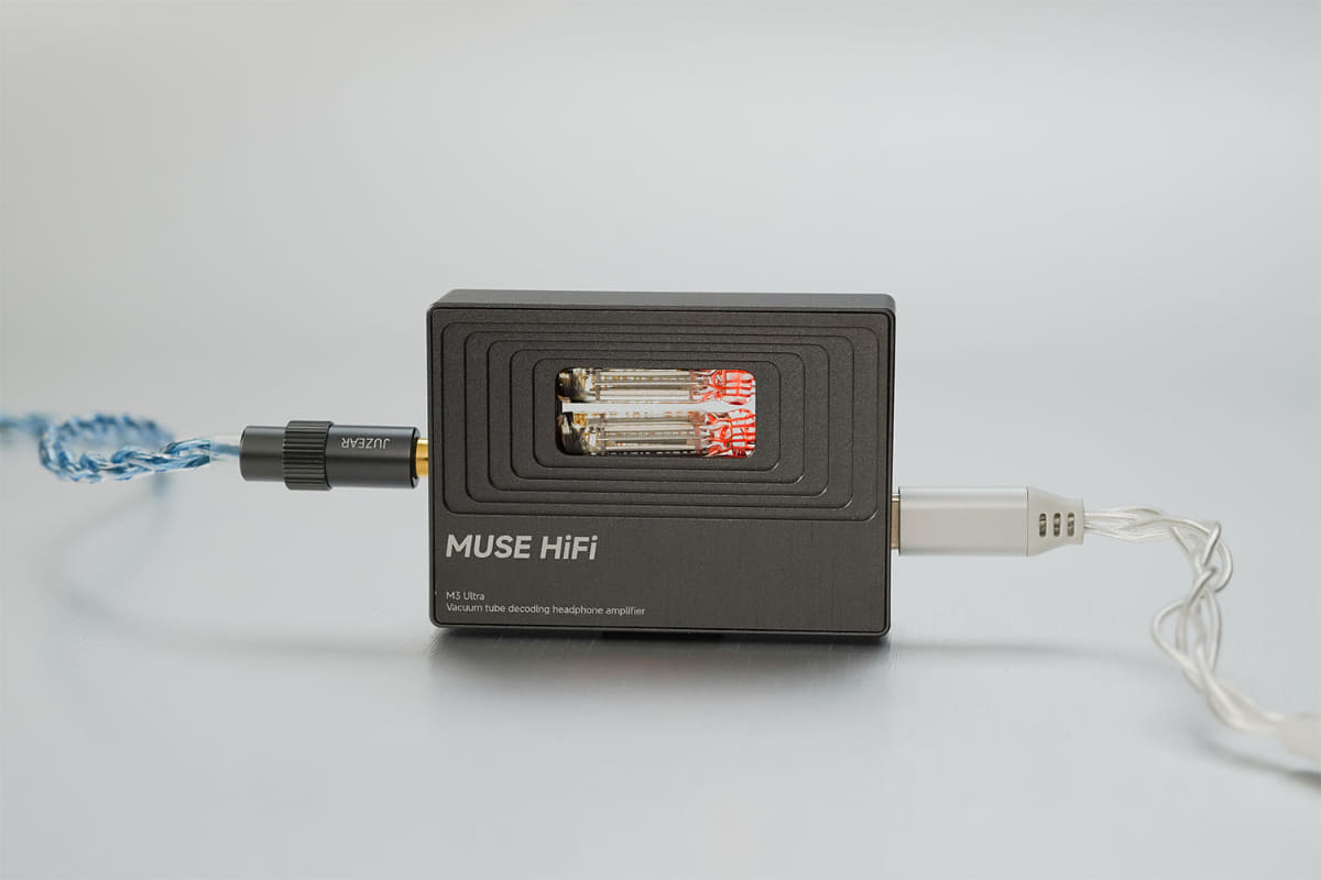 MUSE HiFi、電子管+ニキシー管搭載ポータブルDACアンプ「M6 Double 