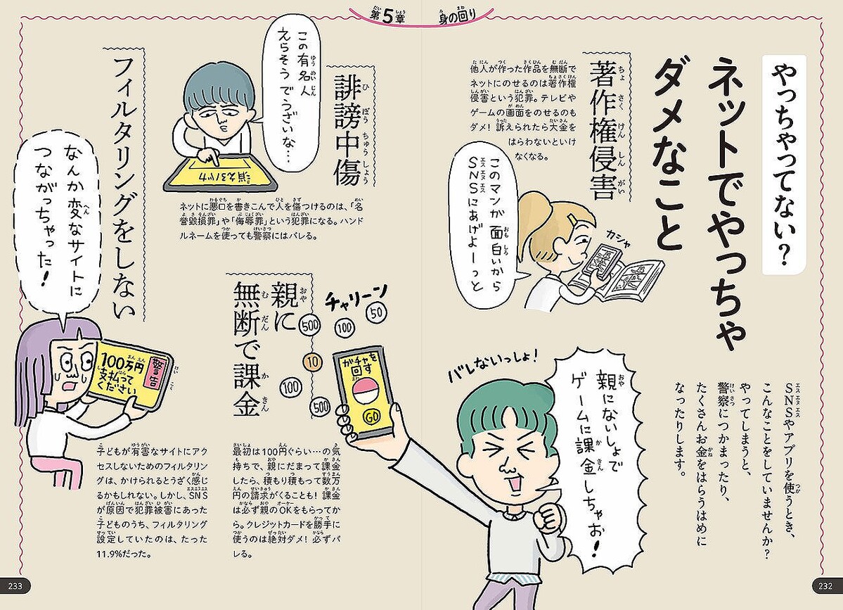 『いのちをまもる図鑑』本文より　イラスト：室木おすし  